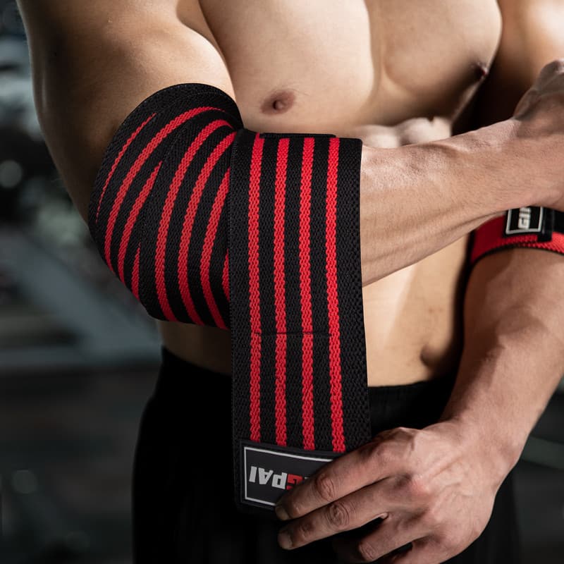 Cotoveleiras de Fitness dos homens bandagem equipamentos de proteção levantamento de peso equipamentos esportivos luvas