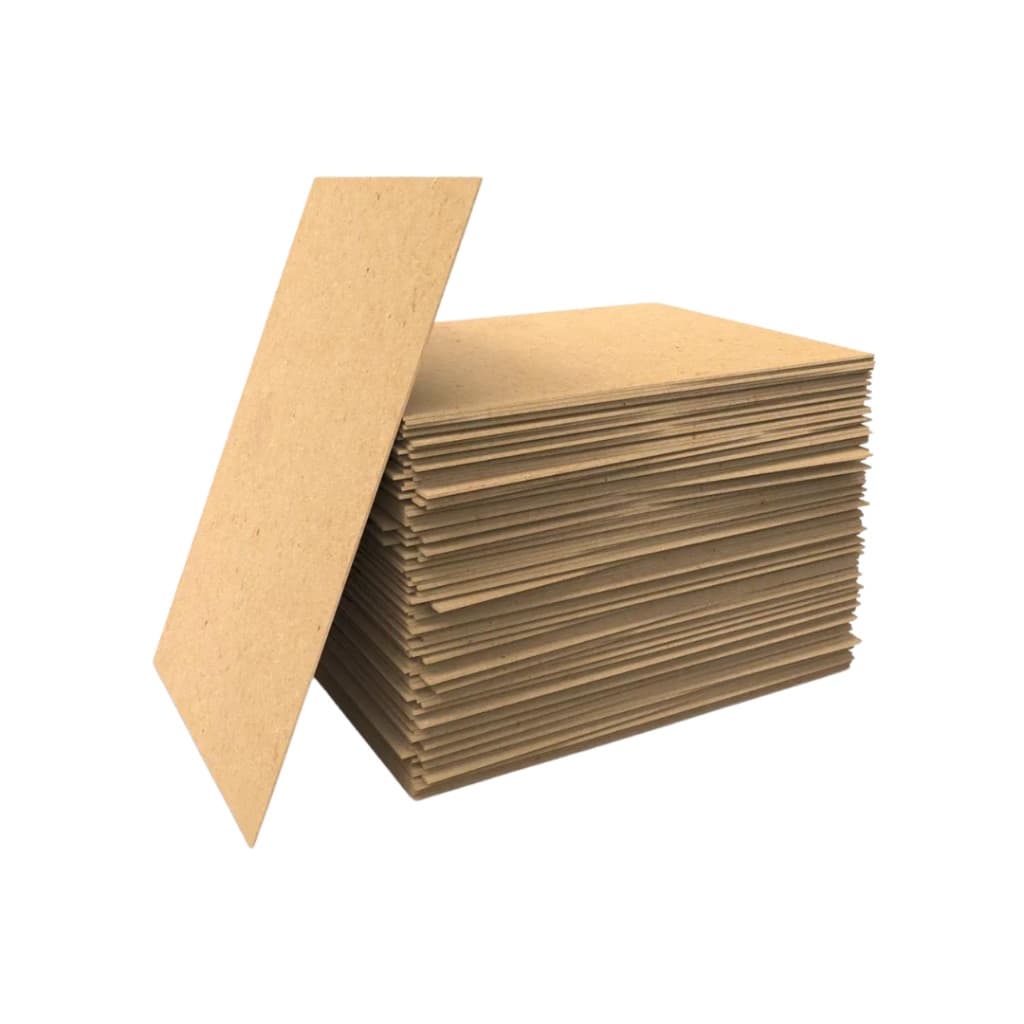 Kit 50 unidades Chapa Mdf A4 21x29cm Para Artesanato MDF CRÚ