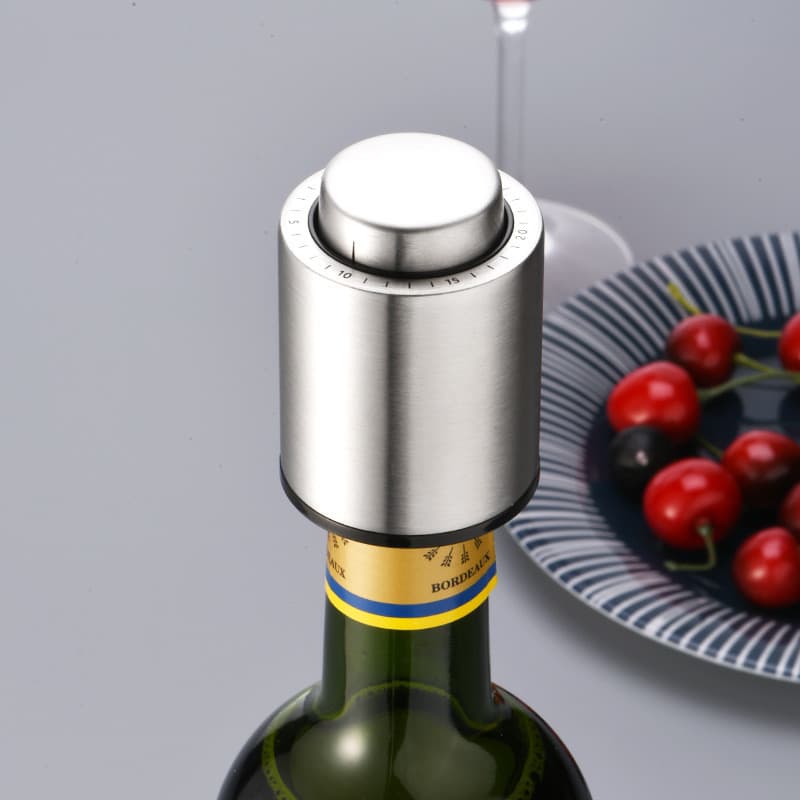 Bomlus bomlus bomlus rolha de vinho tinto doméstico aço inoxidável rolha de garrafa de vinho Silicone selado vácuo rolha