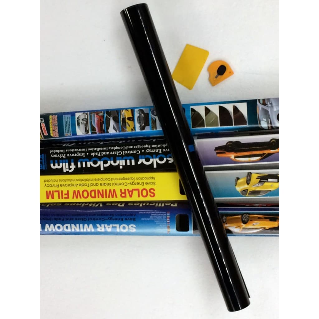 Película Solar Universal para isolamento térmico de carro, película completa para janela de vidro de carro, 50*300cm, fe