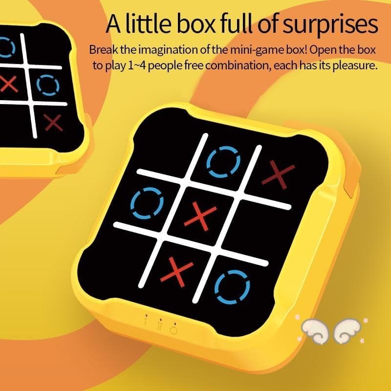 Jogo De Quebra-Cabeça Tic Tac Toe Para Crianças-Tabuleiro Familiar Melhorar A Memória