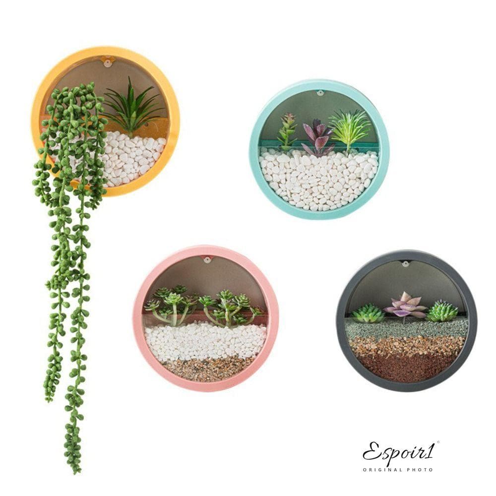 Vaso De Flores Suspenso POIR1M , Plantador Hidropônico Com Design Multicolorido À Prova De Vazamentos , Economia De Espa