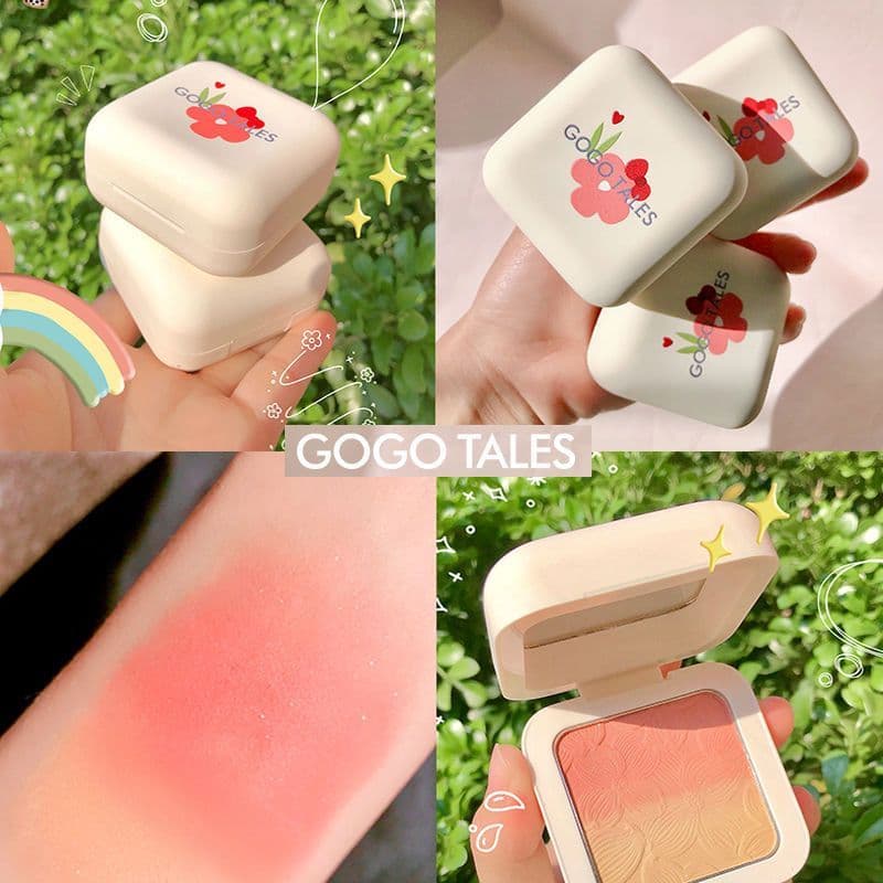 GOGO TALES GOGO Dança Querida Pêssego Tricolor Gradiente Blush Vitalidade Menina Contorno Natural Estudante20260821