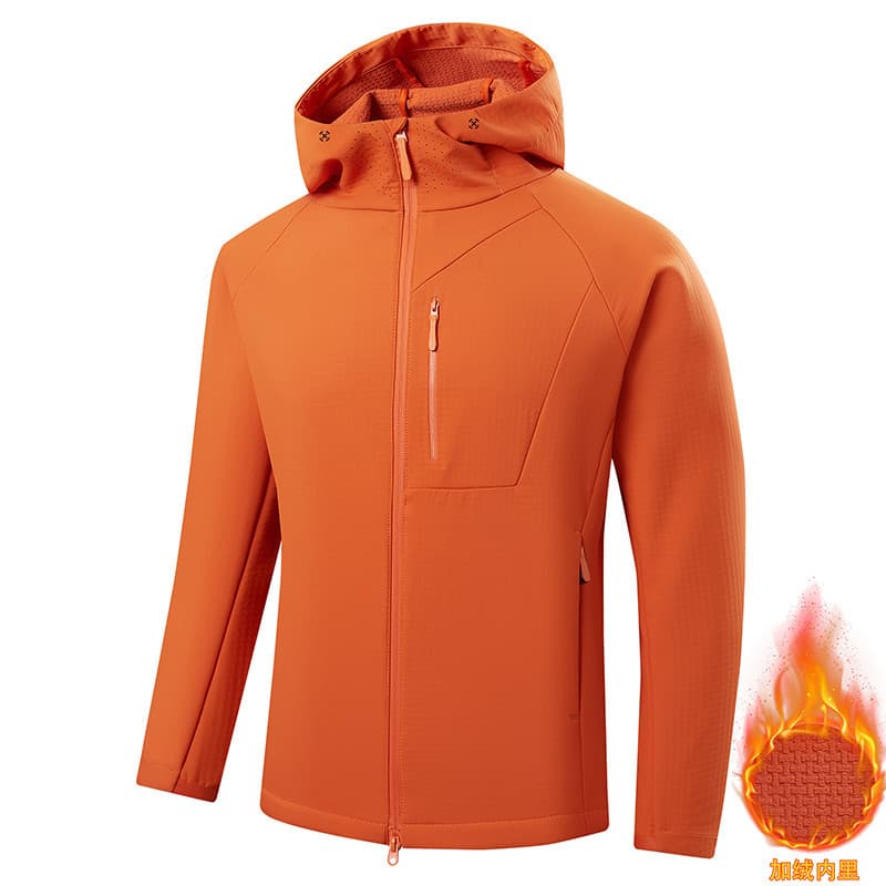 2026 Novo estilo de alta eficiência à prova de vento quente jaqueta macia Casual jaqueta com capuz masculino feminino ao