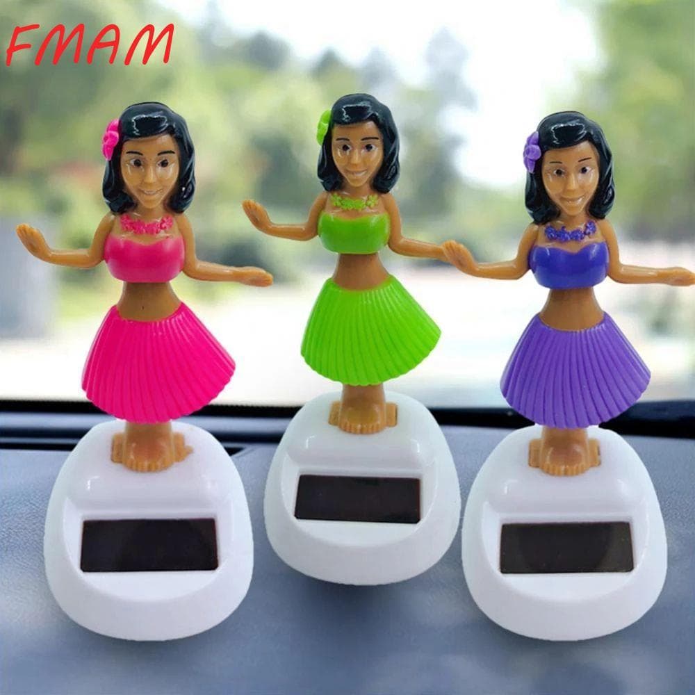 FMAM Dança Boneca Decoração Acessórios Criativos Hawaii Balançando Menina