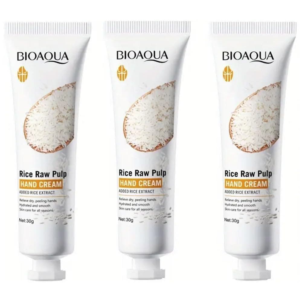 Creme para as Mãos BIOAQUA com Polpa de Arroz Hidrata e Suaviza 30g (3)
