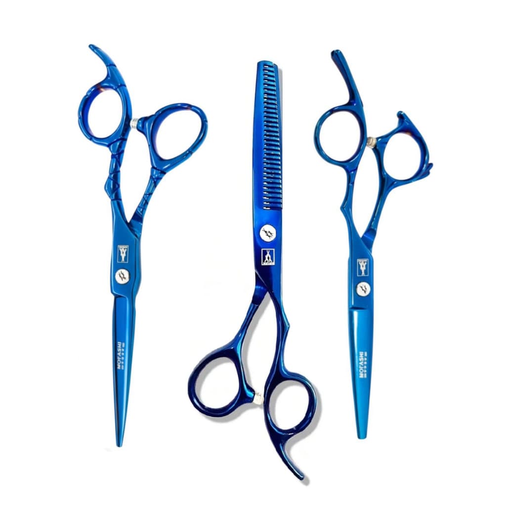 Tesoura de Corte Fio Navalha Tesoura Fio Laser 6P Tesoura de Cortar Cabelo Mofashi