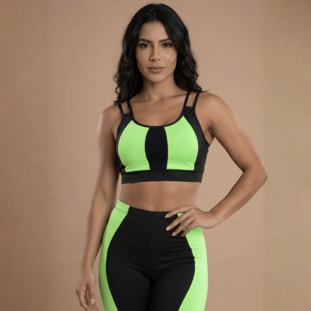 Top Fitness Alongado com Alças Reforçadas