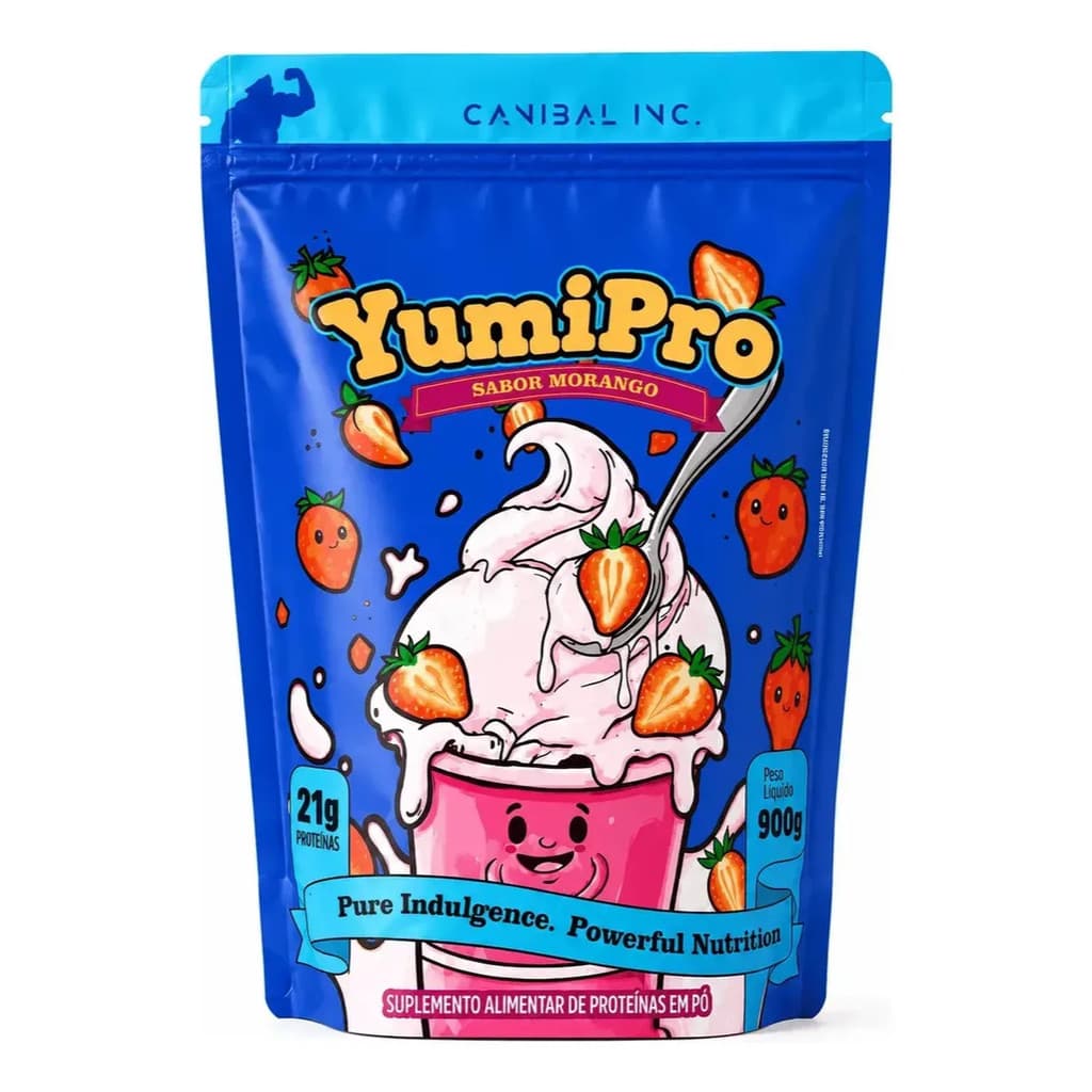 Whey Protein Yumipro 100% Gourmet + Colageno 900g - Canibal