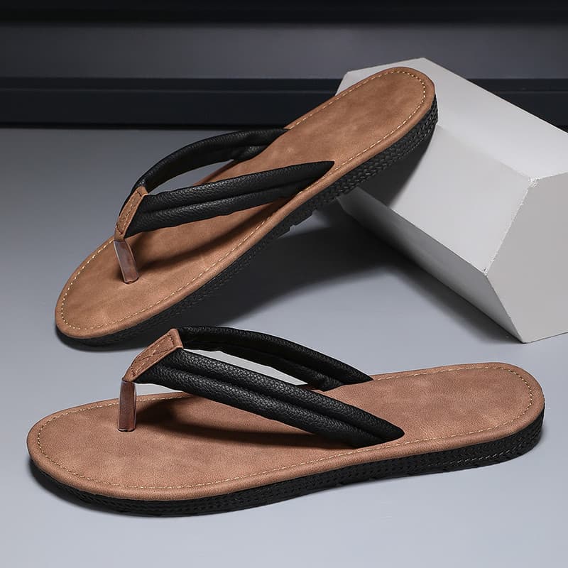 Chinelos vietnamitas masculinos verão na moda exterior usar chinelos exclusivos masculinos antiderrapantes