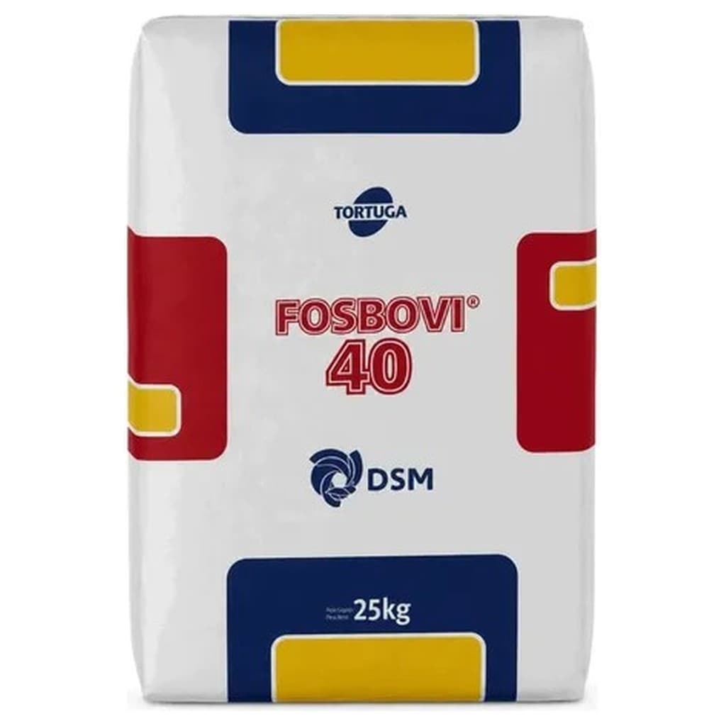Suplemento Mineral Tortuga Sal Fosbovi 40 25kg Bovinos Corte Pasto Fósforo
