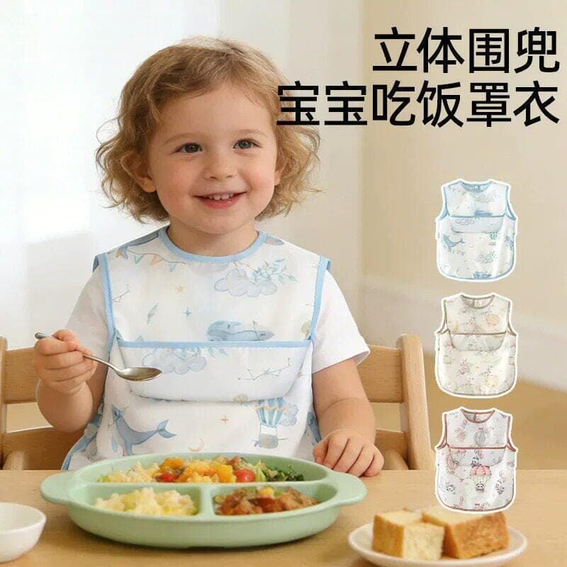 Macacão infantil para bebês, babadores para comer, classe a, suplementos alimentares para bebês, bolsos de arroz, à prov
