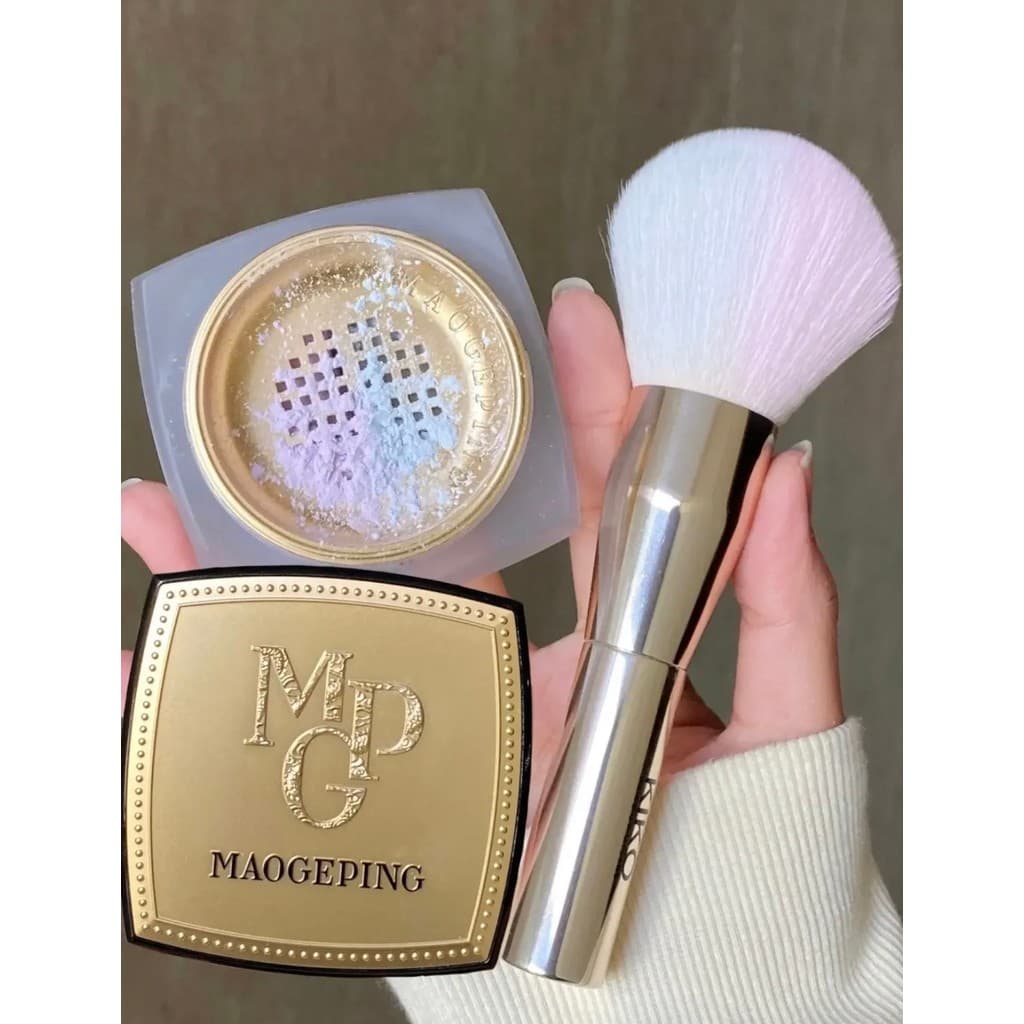 Novo produto Mao Geping Light Sensation Phantom Color Pó iluminador Pó solto com Puff Gabinete especial Produto genuíno
