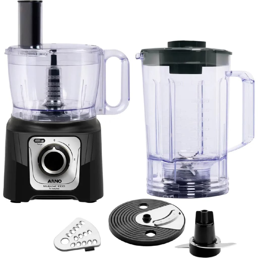 Multiprocessador Arno 1000W 16 Funções Preto MP63 127V