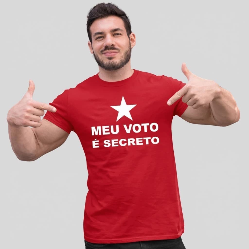 Camisa Uniseex Algodão Premium Meu Voto È Secreto Camiseta Faz O L 2026