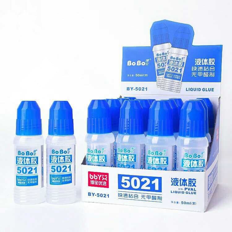Cola genuína Bobao Office 5021 Cola líquida para estudantes Cola sintética forte 50ml