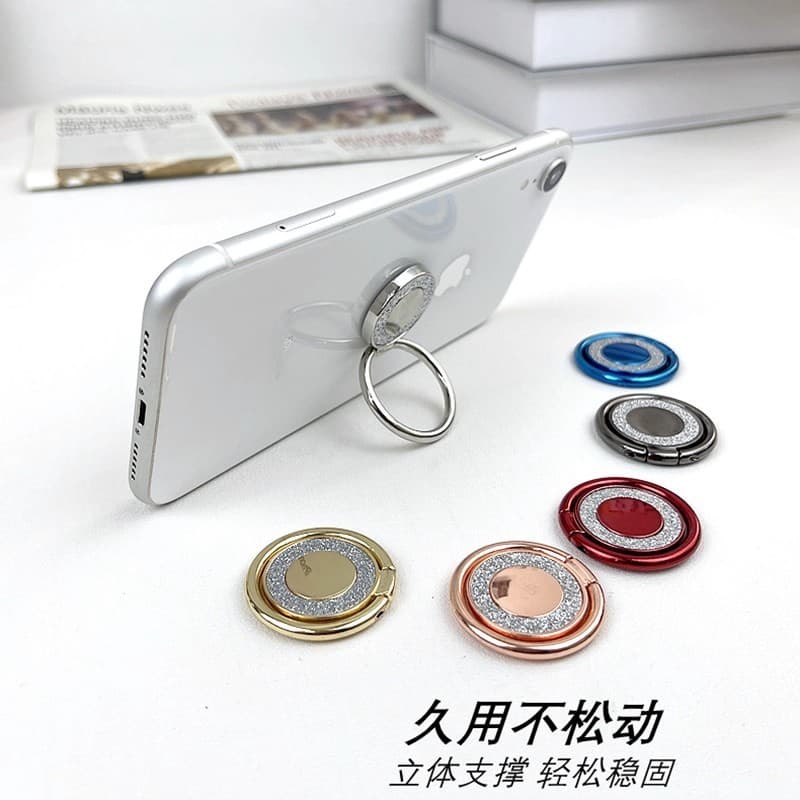 Suporte de fivela de telefone móvel com anel de fivela de dedo de diamante feminino Flash anel de diamante adesivo de Me