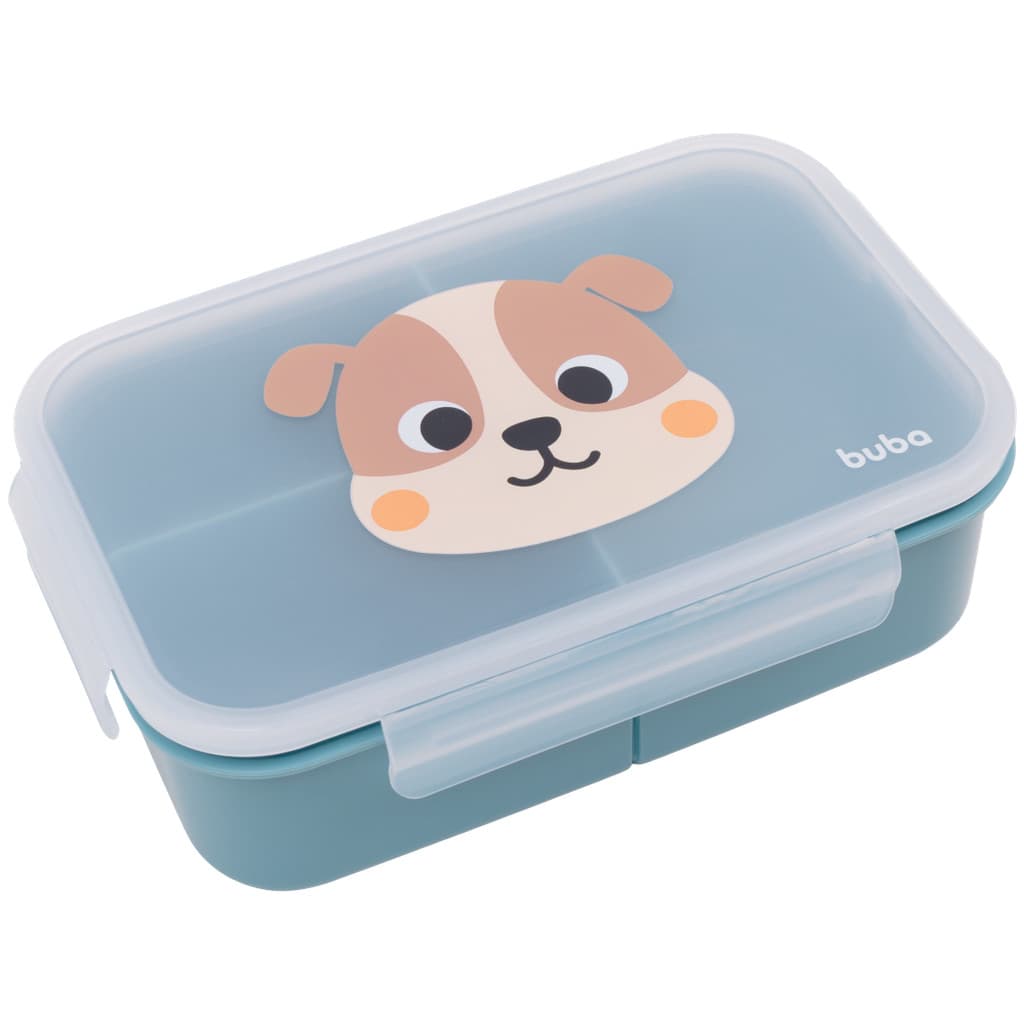 Lunchbox com Divisórias Zoo Cachorro - Buba