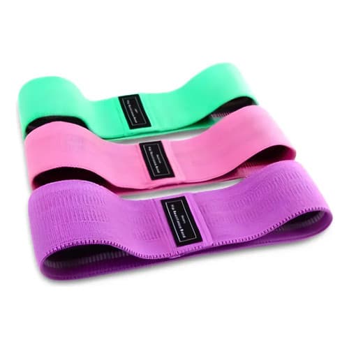 Kit 3 Faixas Elásticas De Exercício Hip Resistance Bands Sortidos