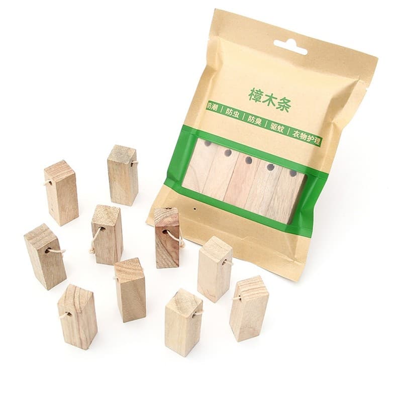 Hejiang tiras de madeira de cânfora Natural fragrância pura guarda-roupa desodorante à prova de insetos à prova de umida