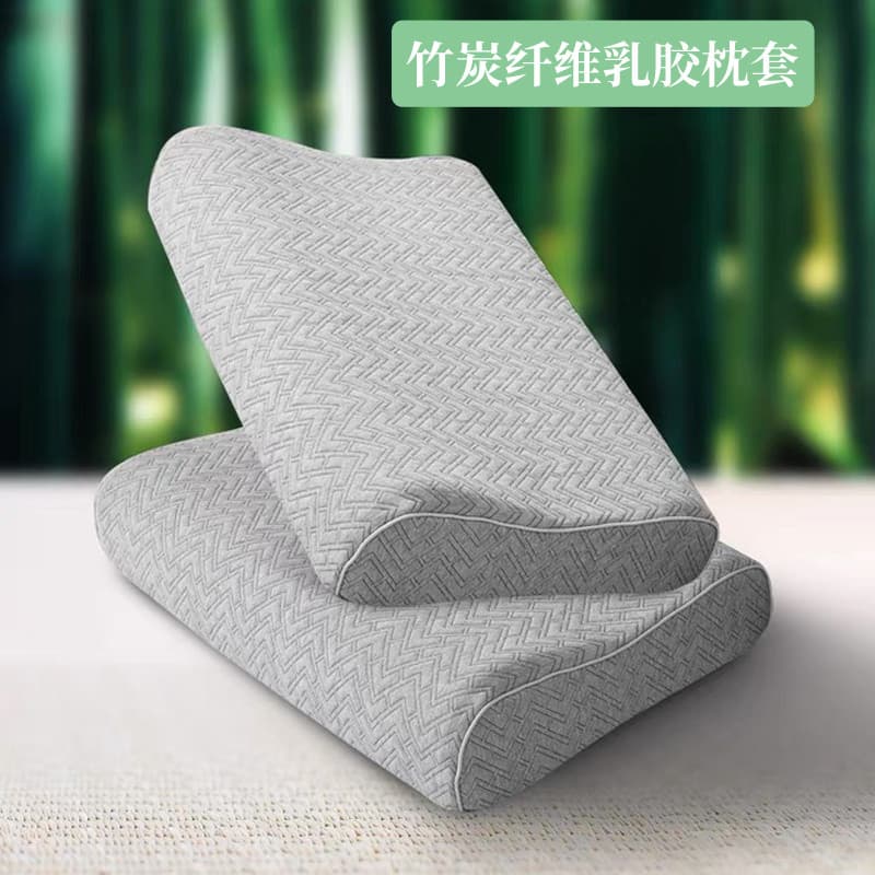 Travesseiro de memória fronha adulto memória travesseiro 60x30 tailândia látex travesseiro de borracha de Silicone única