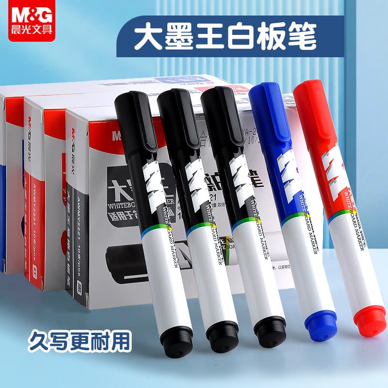 Chenguang caneta de quadro branco de grande capacidade caneta marcador apagável quadro branco caneta especial caneta de