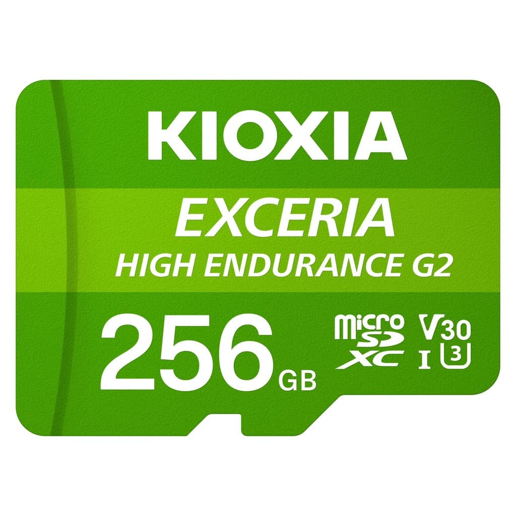 Cartão microSD KIOXIA 256GB 512GB EXCERIA HIGH ENDURANCE G2 U3 V30 para Câmera Veicular
