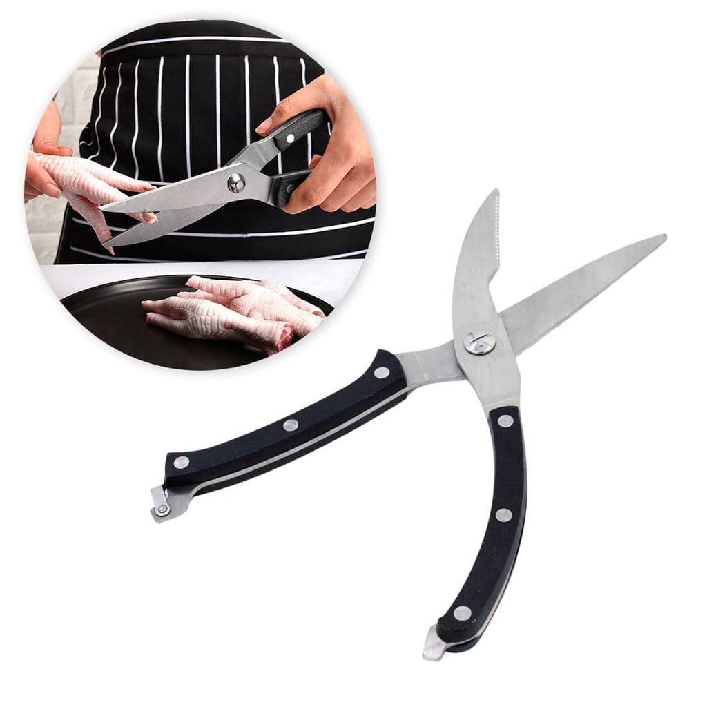 Tesoura de Cozinha Trinchante para Cortar Carnes e Peixes