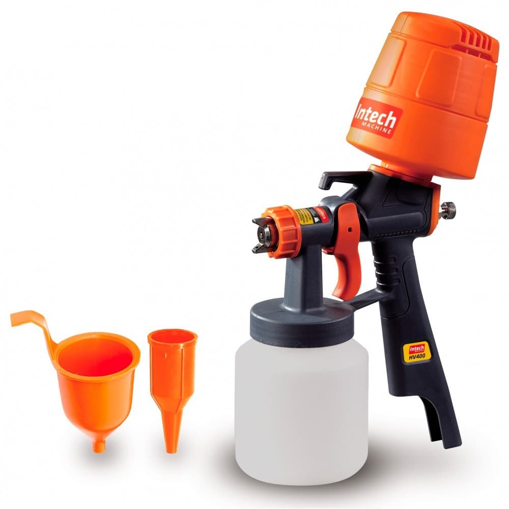 Pistola de pintura pulverizadora elétrica 450 watts - HV400 - Intech Machine