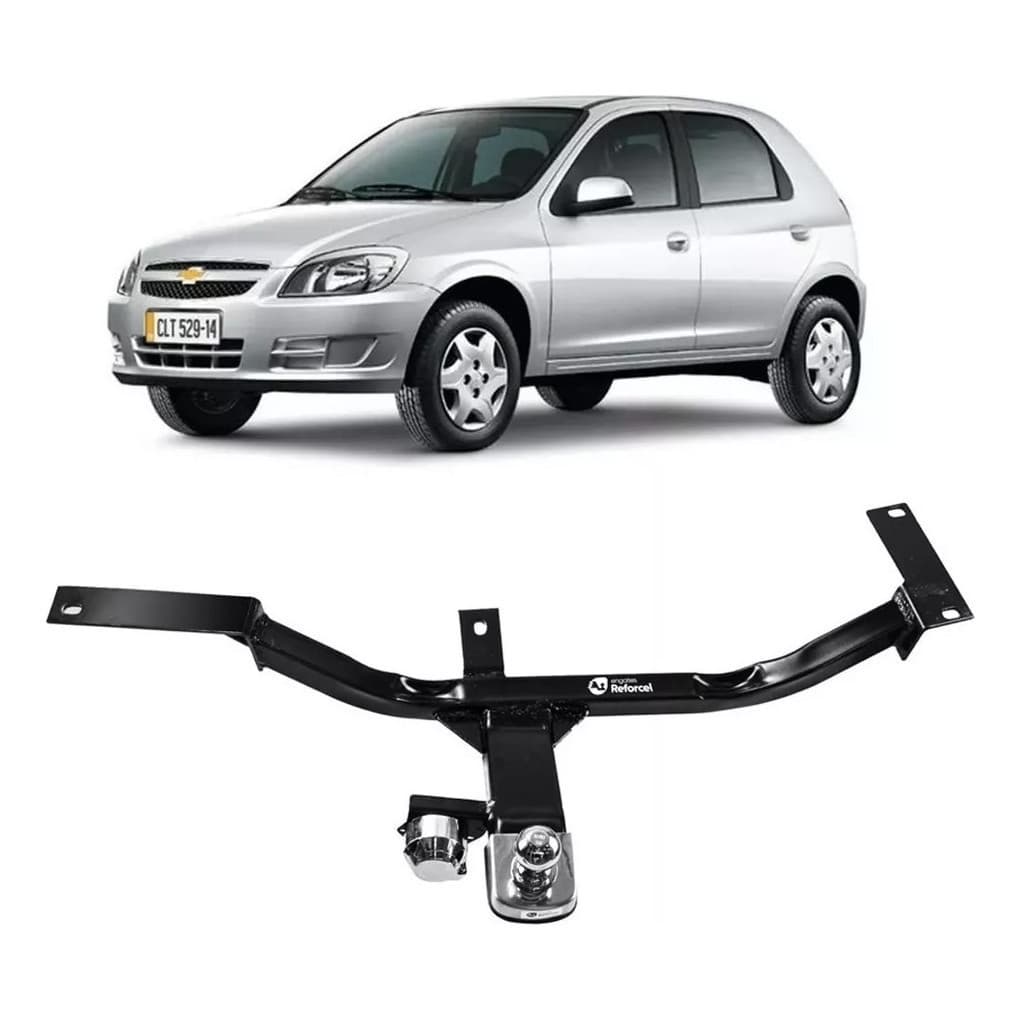 Engate Reboque Chevrolet Gm Celta 2000 A 2015 E Corsa Wind Rabicho Inmetro
