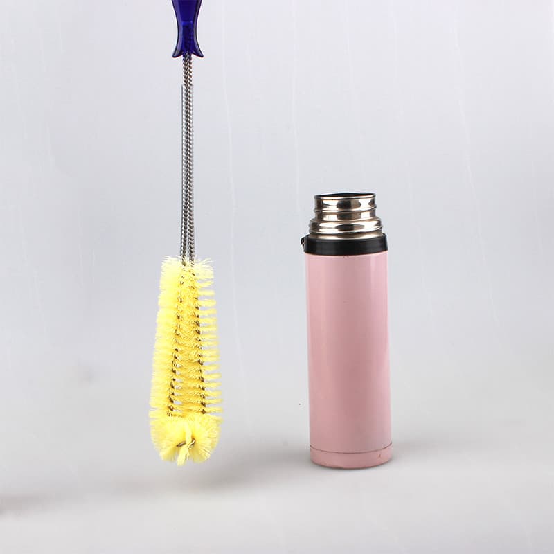 Estilo japonês 40cm escova de copo estendida Extra longo cotovelo garrafa de água forro escova de limpeza vaso escova de
