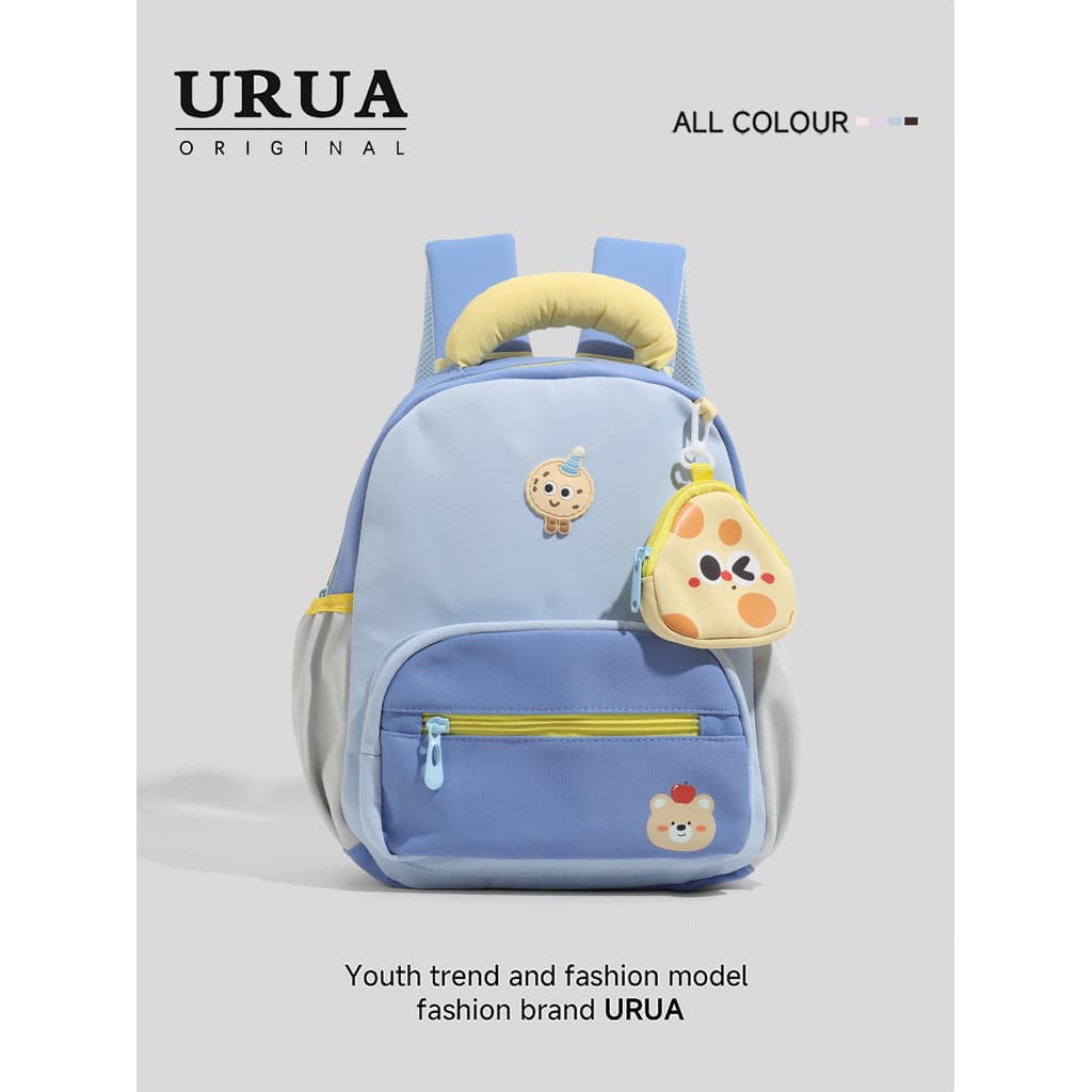 Mochila escolar de jardim de infância menino pequeno médio grande classe crianças dos desenhos animados mochila leve red
