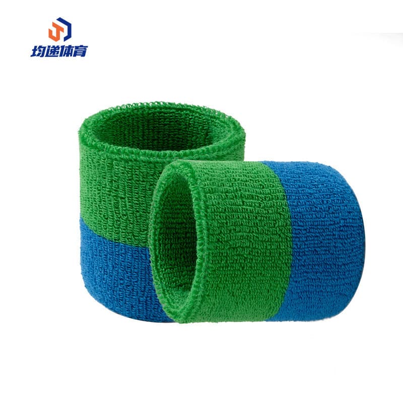 Cor algodão suor-absorvente esportes pulseira basquete esportes futebol Fitness Yoga suor-absorvente pulseira