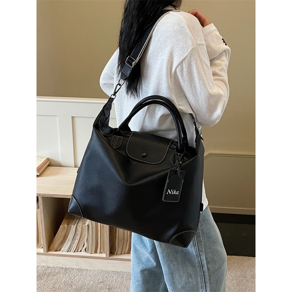 Bolsa de viagem portátil de grande capacidade feminina bolsa de bagagem portátil à prova d'água masculina viagem de negó