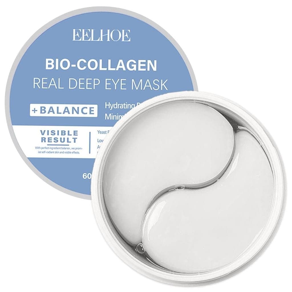 Patches de Olhos Bio-Colágeno – 30 Pares丨Patches para a Área dos Olhos para Olheiras, Inchaço, Linhas Finas丨Com Colágeno