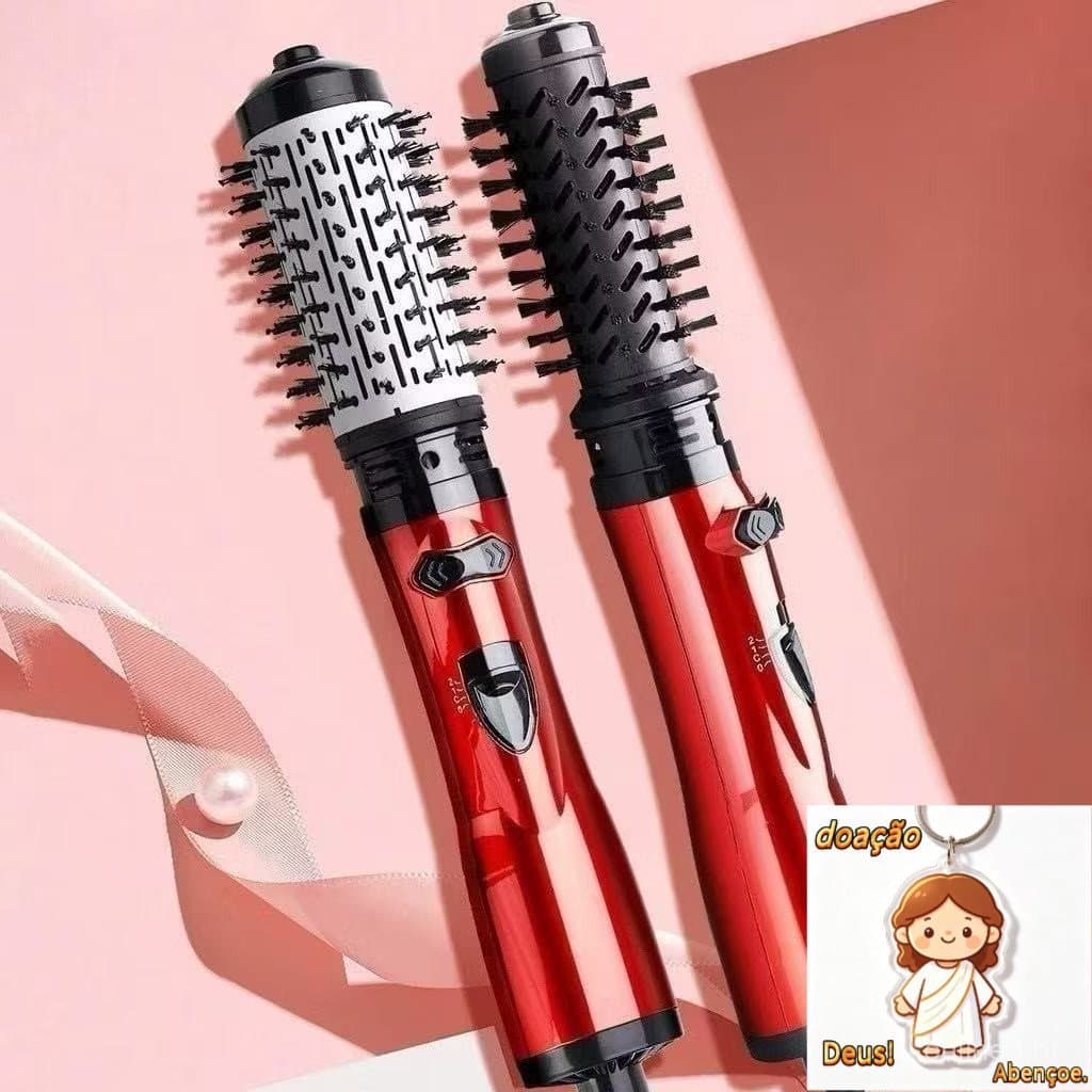 Escova Rotativa Elétrica Secador de cabelo professional 2 em 1-110v