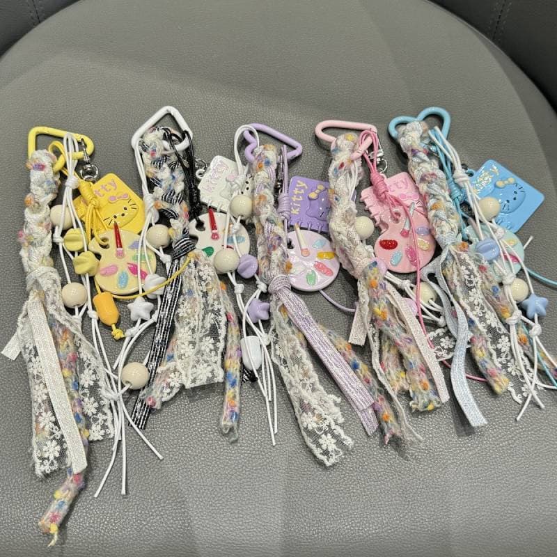 Dopamine Handbag Pendant Ins Bow Beaded Handbag Pendant Cellphone Chain Pendant Keychain gAsQ