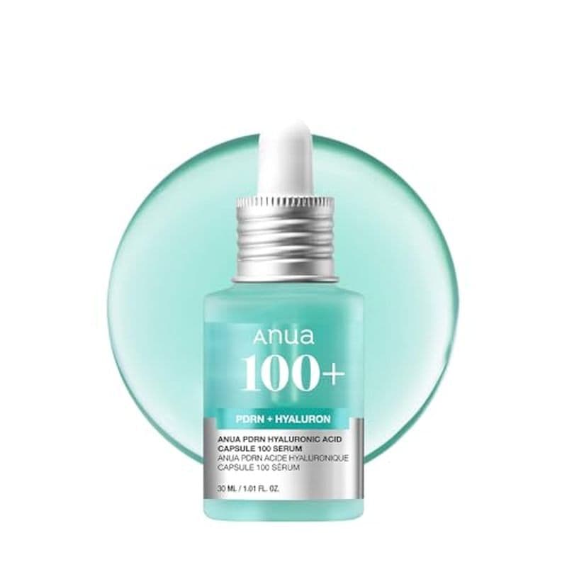 Anua PDRN Ácido Hialurônico Cápsula 100 Soro , Facial Radiante , DNA De Salmão , Hidratação , Efeito De Aumento De Umida