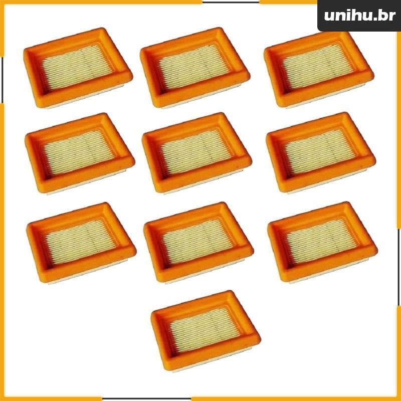 [Unihu] Substituição Do Limpador De Filtro De Ar Aparador 10x Para FS120 FS200 FS250 FS450 Laranja