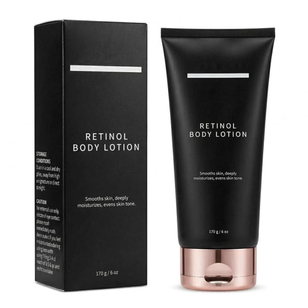 Loção Corporal com Retinol 170g – Creme Corporal Firmador para Pele Flácida, Estrias e Pele Danificada pelo Sol, Nutre P