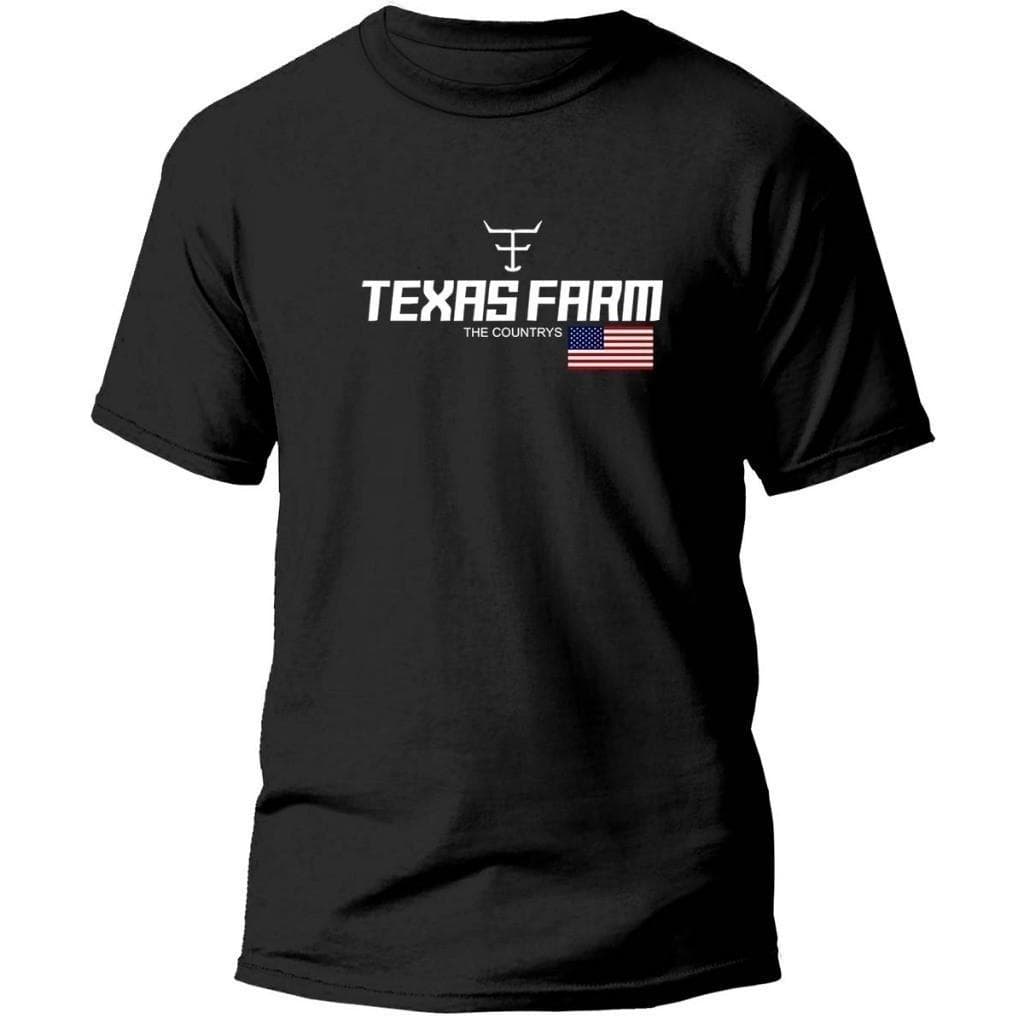 Camiseta Masculina Básica em Algodão 30.1 Oversized TEXAS FARM Camisa  Streetwear Manga Curta
