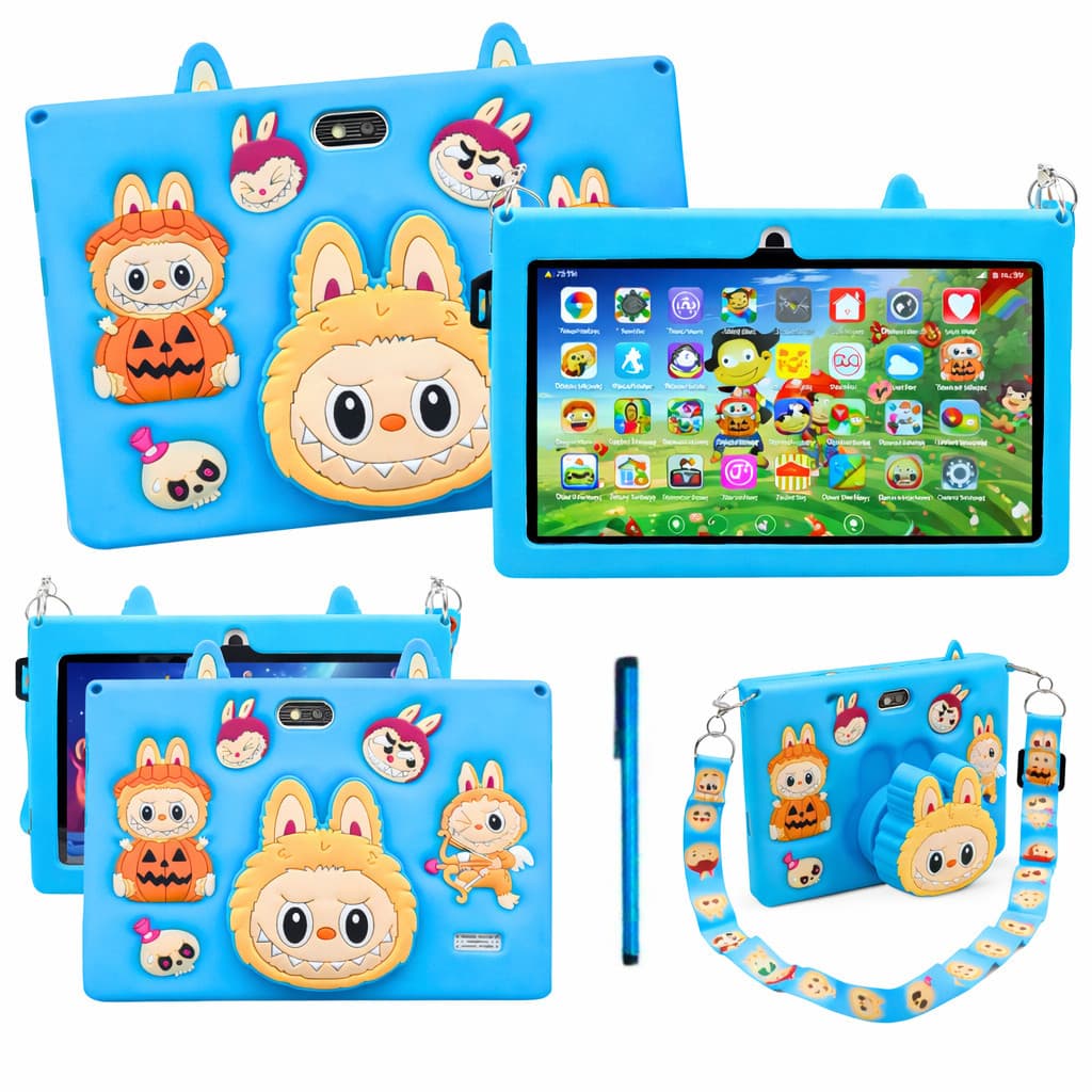 Tablet Infantil 128gb Memória 8gb Ram 7' Polegadas Android Wifi 5G + Caneta Touch