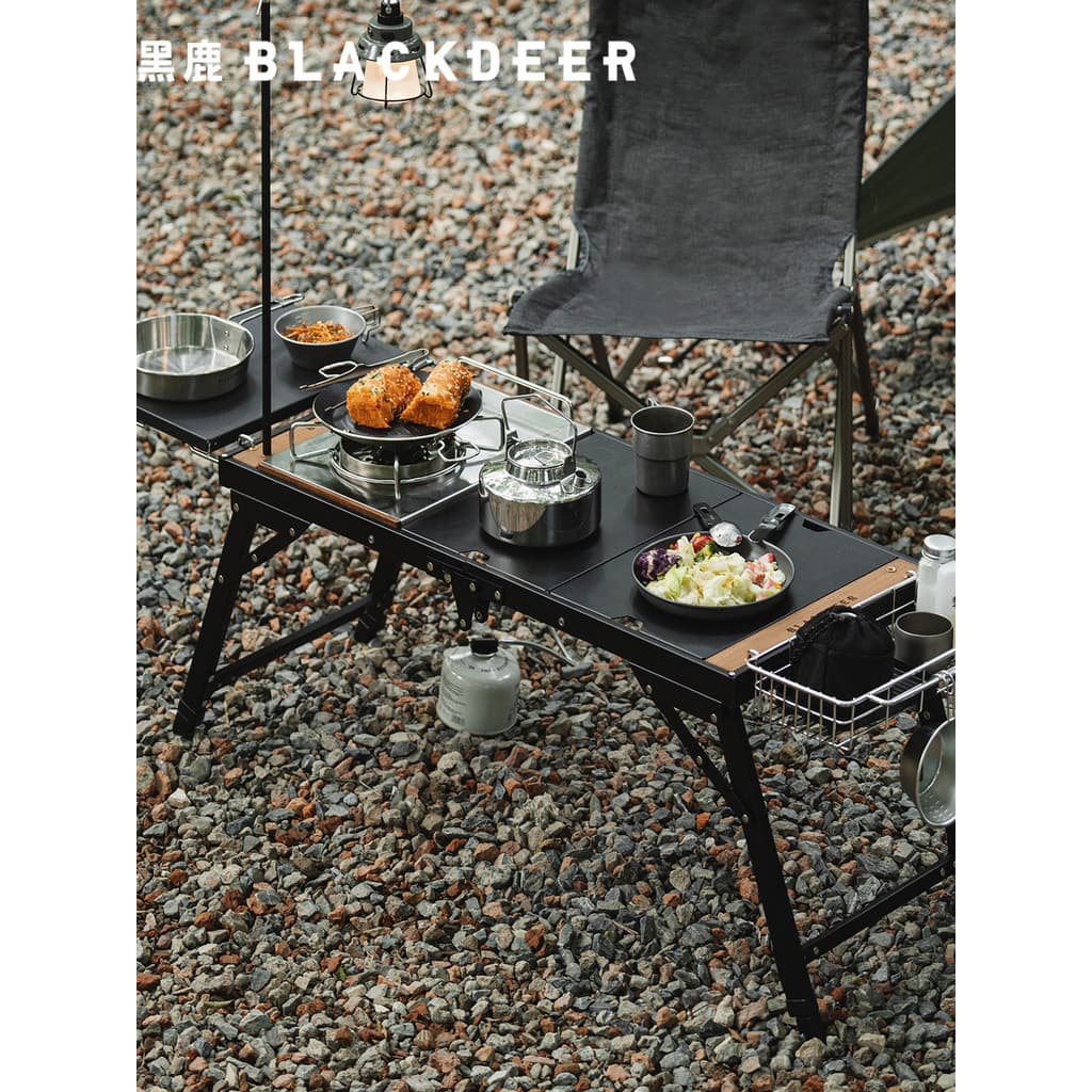 Mesa de combinação Modular Black Deer Traveller dobrável leve IGT ao ar livre elevável velocidade aberta mesa tática