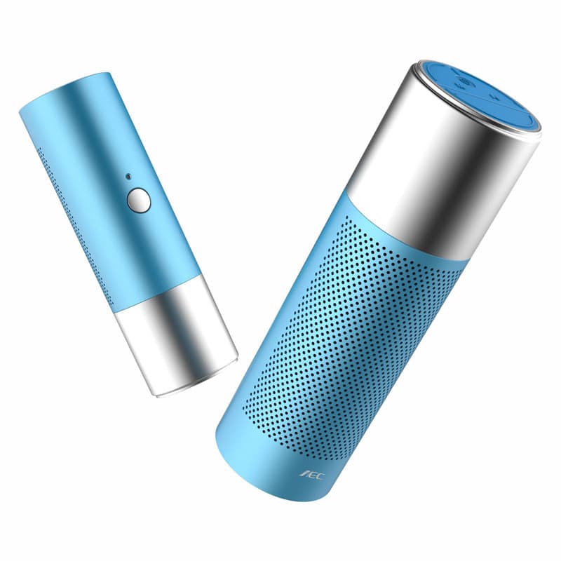 BT201 pequena lanterna de canhão de aço Bluetooth cartão alto-falante ao ar livre à prova dwaterproof água portátil cham