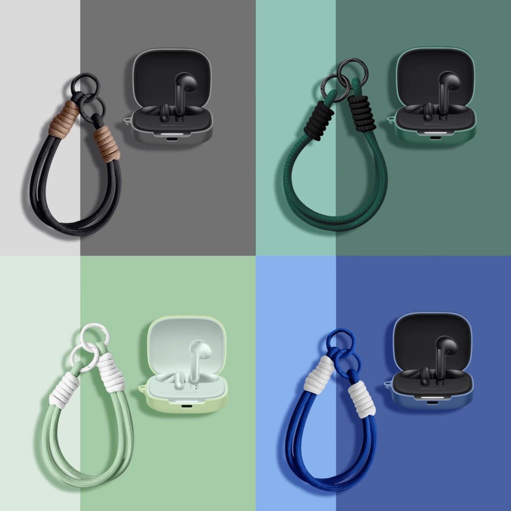 Capa elegante para fones de ouvido com fio, adequada para Redmi Buds 5 6s 6 Jogar 7s, capa protetora de silicone macio,