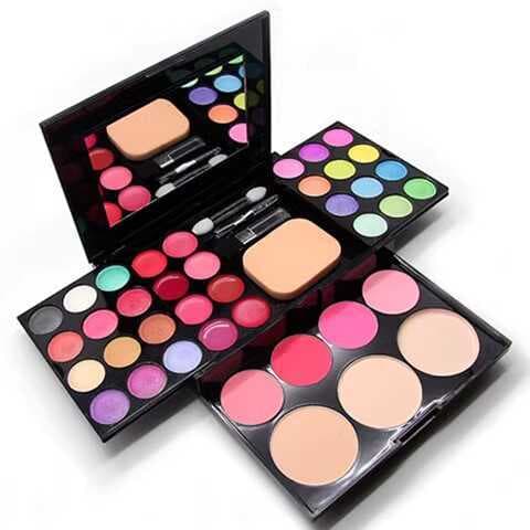 Maquiagem Edith paleta de sombras de 24 cores, Blush de 4 cores, batom de 8 cores, pó prensado, jardim de infância, conj