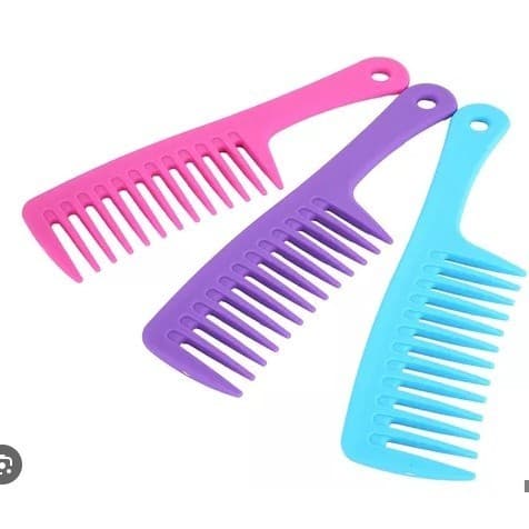 Pente Dentes Largos Grande Desembaraçador 25cm