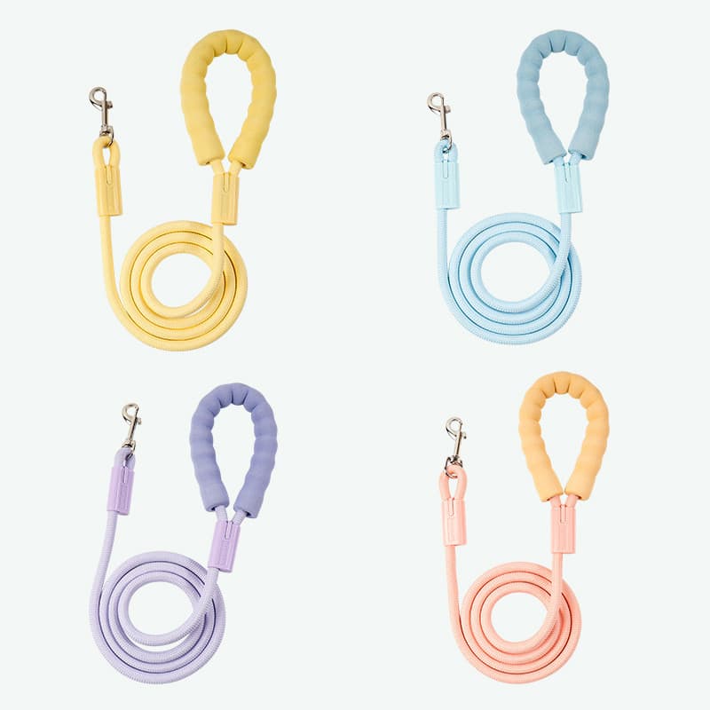 Coleira para cachorro dobamina, coleira para animais de estimação, coleira colorida de Nylon redonda, coleira para camin
