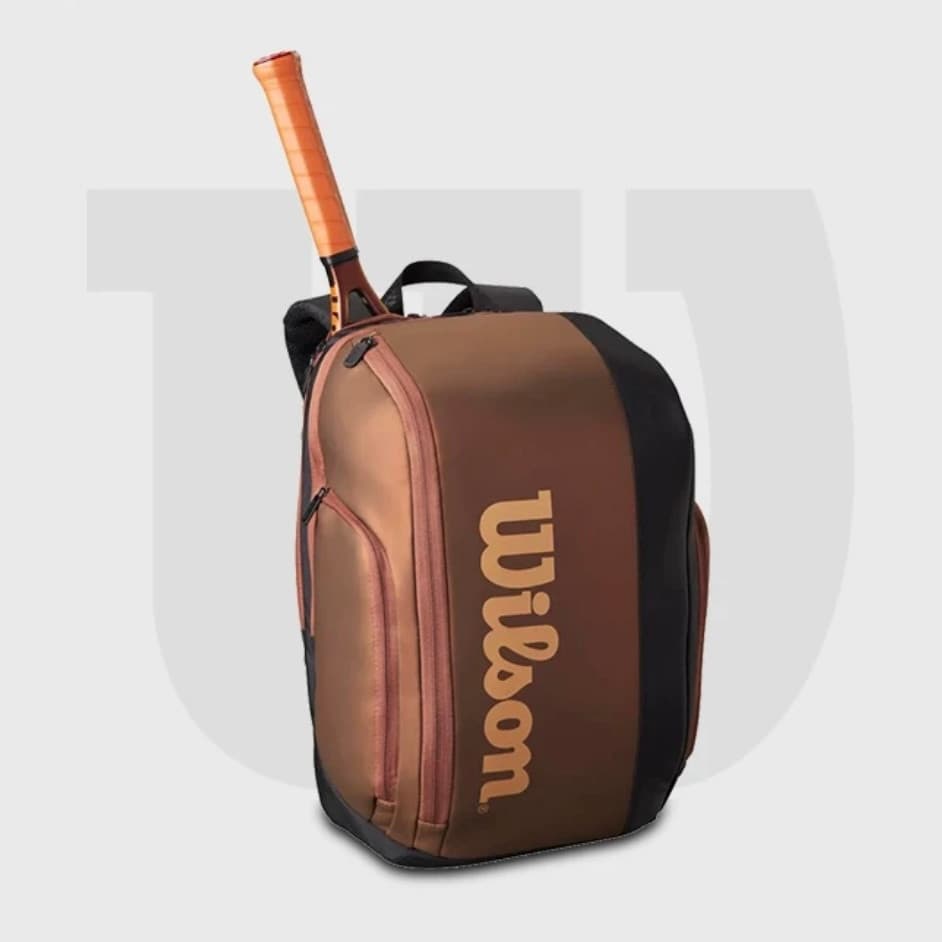 Wilson Bronze Bolsa De Tênis Mochila Badminton prostaff Série V14 De Duas Peças