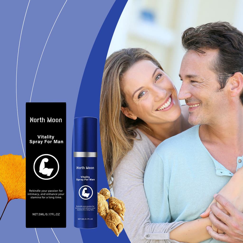 Spray De Vitalidade Masculino-Fórmula Natural E Suave , Adequado Para Todos Os Tipos De Pele , Conveniente Uso Diário Vi